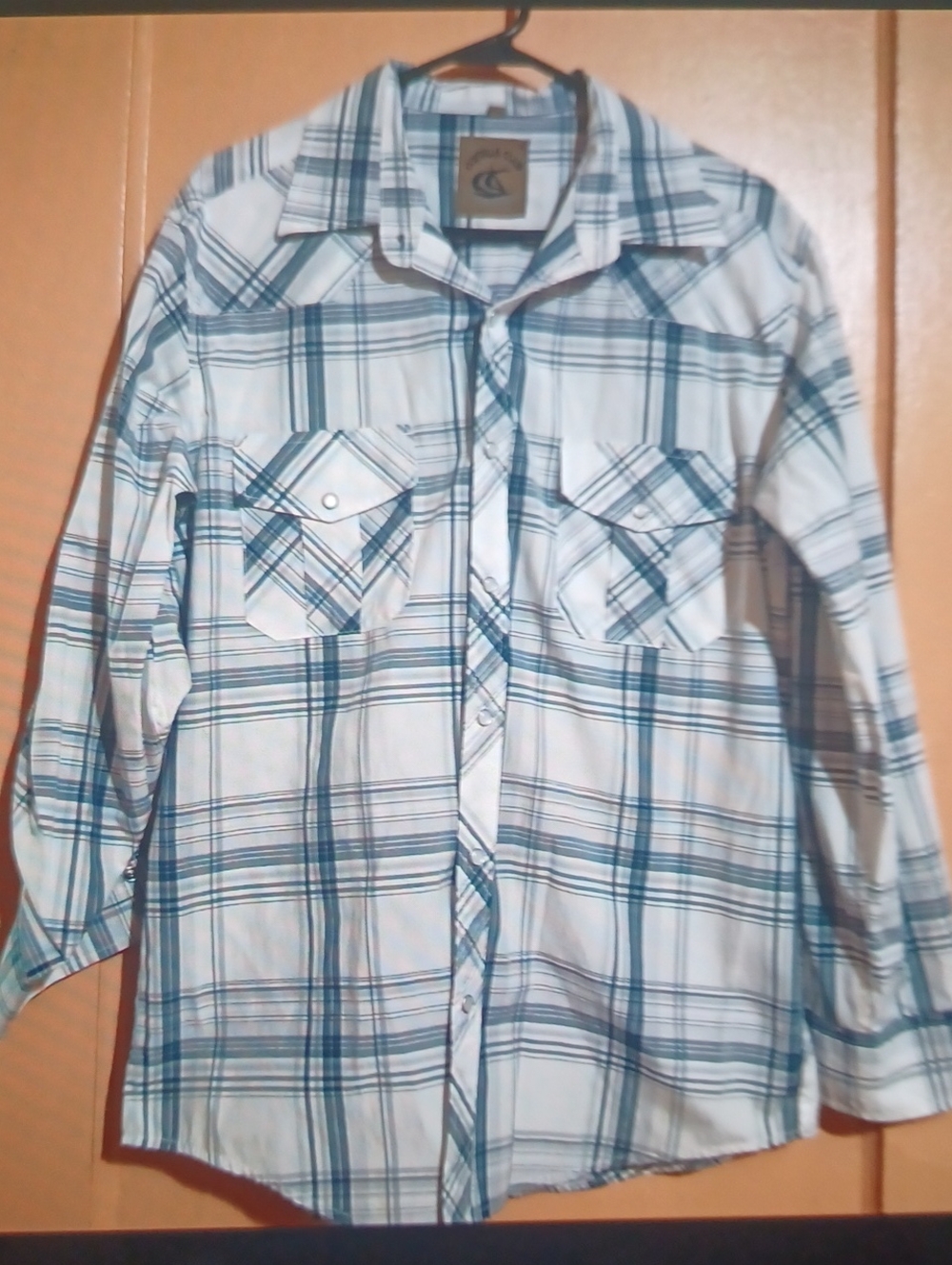 Men's Casual Plaid Button-Down Shirt
